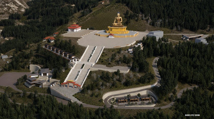 Masterplan for Kuenselphodrang, Buddha Point