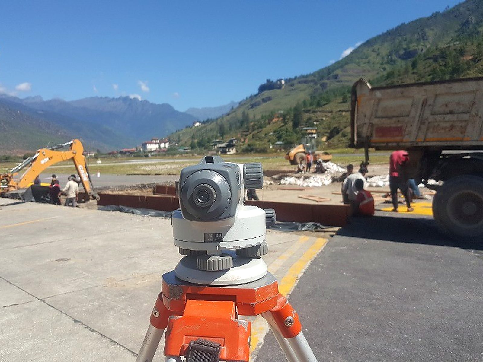 Runway Rehabilitation Site Supervision, Paro International Airport