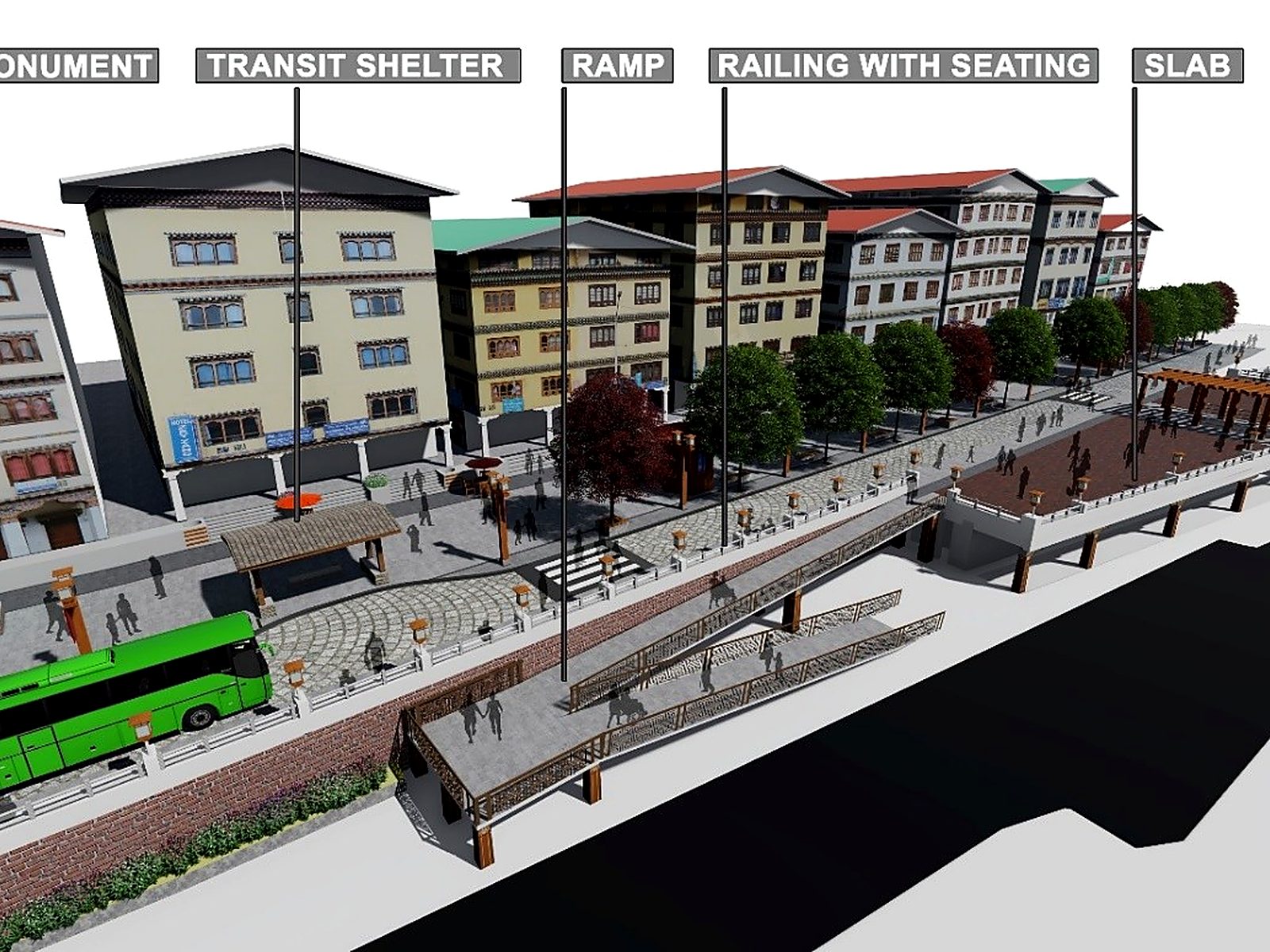 Urban Design & Development Plan for Norzin Lam, Thimphu