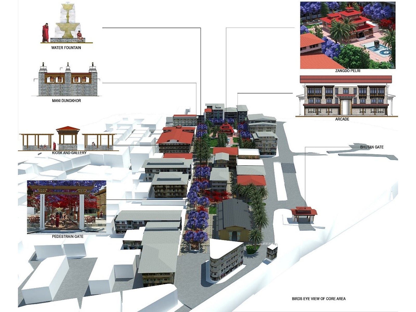 Core Urban Design, Phuentsholing